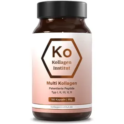 Kollagen Institut® Multi Kollagen Kapseln - Typ I, II, V, X 180 St