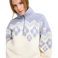 Roxy Mountain Story Damen, Gr. L weiß (egret), Obermaterial: 100% Polyester., Sweatshirts Fleecepullover