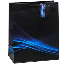 12 TSI Geschenktaschen  Business Wave Motiv 26,0 x 32,0 cm