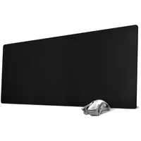 ZORESYN Office Mauspad - Tischschoner - Schreibmatte - XL Gaming Mauspad, Schreibtischunterlage PU Leder Schwarz, 90x40CM