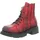 Papucei Schnürstiefelette in rot | Gr.: 42