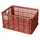 Basil Fahrradkiste Crate L Terra Red