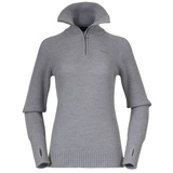 Bergans Damen Ulriken Pullover (Größe M, grau)