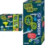 KOSMOS Gecko Run Bundle Big Box & Erweiterung Wheels Erweiterbare Kugelbahn für Kinder, Vertikale Kugelbahn, Murmelbahn, Lernspielzeug und Konstruktionsspielzeug ab 8 Jahren