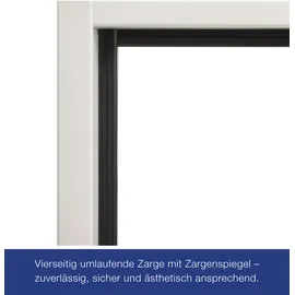 Hörmann Feuerschutztür T-30-1 links 80 x 187,5 cm grauweiß