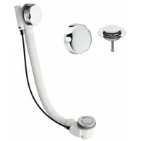 HAK Badewannenablaufgarnitur, Länge 600mm, Chrom