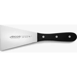 Arcos Espátula Universal aus Nitrum Edelstahl - Ideal für Hohe/Niedrige Temperaturen (-40°C bis 150°C), Klinge 13 cm x 9 cm - Ergonomischer Griff aus Polyoxymethylen, Schwarz