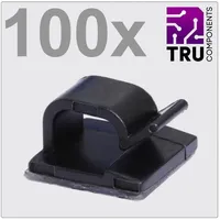TRU Components T24CA020 Kabelclip selbstklebend TC-12888436 Bündel-Ø-Bereich 1 bis