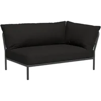 Houe LEVEL Sofaecke Kissen rechts Aluminiumgestell dunkelgrau