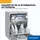 Exquisit GSP9616-450B Geschirrspüler (unterbauhähig, 598 mm, Inox)