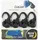 NITE IZE NCJ-01-4R3 CamJam Cord Tightener Karabiner, Kordelspanner, 4er-Pack