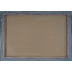 Bilderrahmen T248, Fotorahmen Holzrahmen Wand-Rahmen, 36x51cm Shabby-Look Landhaus ~ grau