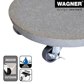 Wagner STONE Pflanzenroller Ø 28 x 7,5 cm