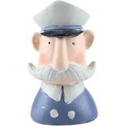Dekofigur AM DESIGN "Seefahrer aus Polyresin", blau, B:4,5cm H:10cm, Polyresin, Dekofiguren, handgefertigt