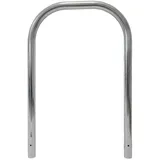 Baumarktplus Fahrradanlehnbügel 116x74 cm Edelstahl Ø 60 mm zum Einbetonieren Fahrradständer Parker grau Typ U