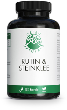 GREEN NATURALS Rutin & Steinklee 500 mg vegan Kps. 180 St