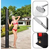 Jopassy Solardusche Temperatur bis 60°C Campingdusche Pool Gartendusche40L (mit Schutzabdeckung) - Schwarz