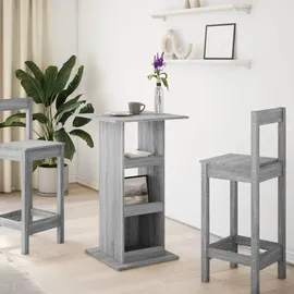 vidaXL Bartisch 60 x 60 x 102 cm Grau Sonoma