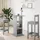 vidaXL Bartisch 60 x 60 x 102 cm Grau Sonoma