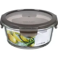 Lock & Lock Frischhaltedose rund grau 15,5 x 7,5 cm 0,65 l