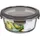 Lock & Lock Frischhaltedose rund grau 15,5 x 7,5 cm 0,65 l