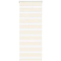 VidaXL Zebrarollo Marmorbeige 60x100 cm Stoffbreite 55,9 cm Polyester