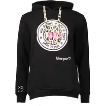 Zwillingsherz Hoodie Leo schwarz S/M