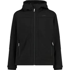 CMP KID SOFTSHELL JACKET FIX HOOD Schwarz 140