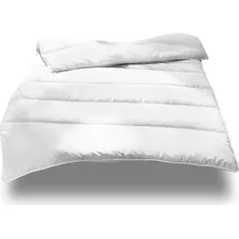 cloudcomfort 135 x 200 cm + 40 x 80 cm Mikrofaser Ganzjahres Bett-Set, extra leicht