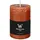 Wiedemann Kerzen Dukat Stumpenkerze 100 x 68 mm orange