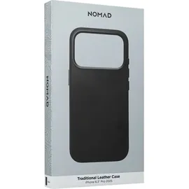 Nomad iPhone 17 Pro Lederhülle schwarz