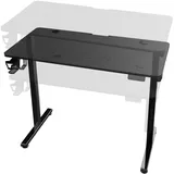 pro.tec Schreibtisch Stryn Schwarz