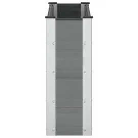 vidaXL Hochbeet 100 x 30 x 72 cm Grau