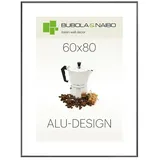 Bubola & Naibo Alurahmen Alu-Design Plex  (60 x 80 cm, Schwarz)