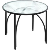 Haku-Möbel HAKU Möbel Beistelltisch schwarz Ø 50 x 50,0 x 40,0 cm