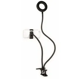 Logilink Ringlicht Ø 8,5 cm schwarz 1 Stück