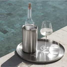 BLOMUS Tablett Peasy Ø 30 cm Edelstahl Silber S (Small)