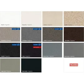 Franke KUBUS 2 KNG 110-37 links Einbauspüle Glacier 410 x 460 mm Handbetätigung