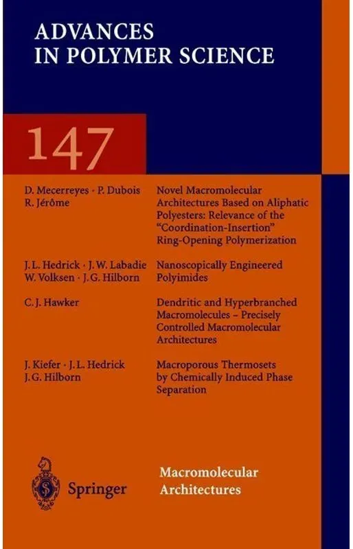 Macromolecular Architectures  Kartoniert (TB)