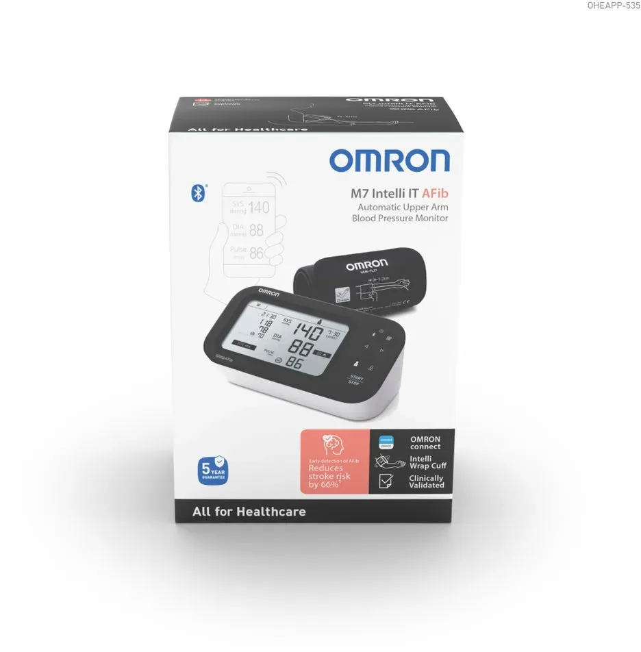 omron m7 intelli it afib oberarm blutdruckmessger�t