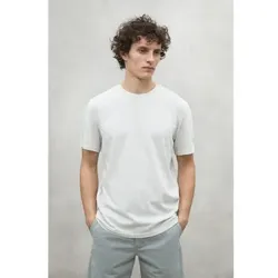 ECOALF für Herren. MCMGATSNOW000831S25-300 Jetzt T-shirt grau (XXL), Lässig, Kurzarm, Bio-Baumwolle, Nachhaltig