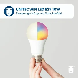 Unitec LED-Lampe 60W E27 dimmbar warmweiß