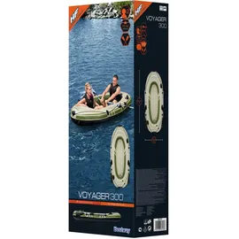 BESTWAY Hydro Force Schlauchboot Voyager 300, 243x102 cm – Ideal für Paddelabenteuer zu Zweit