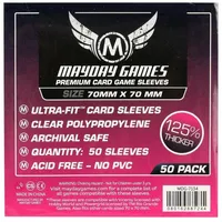 Mayday Games Premium Small Square Card Sleeves 70x70mm (50