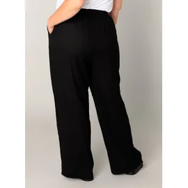 Base Level Curvy Yula Loose Fit Hosen Schwarz 50