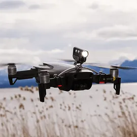 Roboterwerk Roboterwerk M.O.N.A. Mavic Air: LED Beleuchtung für DJI Air - 380 Lumen, neigbar Scheinwerfer Drohnen Schwarz/Silber