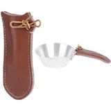 HERCHR Heißgriff-Halter, Topfgriff Leder-Heißgriffhalter, Gusseisen Pfannengriffabdeckungen für die Küche