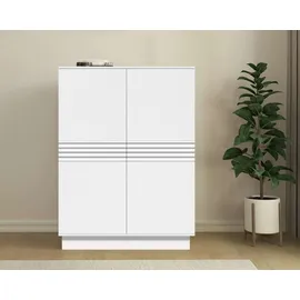 OTTO home Highboard 90 x 120 x 38 cm Weiß