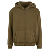 URBAN CLASSICS Vintage Heavy Zip Hoodie | Gr.: L
