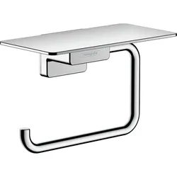 Papierrollenhalter Hansgrohe AddStoris, mit Ablage (Ausführung: Hansgrohe Papierrollenhalter mit Ablage)